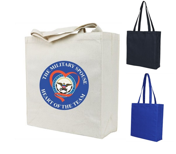 Library Bag Recycled 100 Cotton Canvas Biodegradable 13x14x4